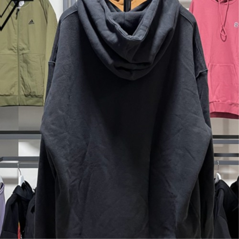 adidas/阿迪达斯三叶草连帽卫衣运动休闲针织男装套头衫IU2373 C