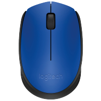 罗技（Logitech）M170无线鼠标光电鼠标笔记本苹果台式机电脑便携商务家用办公游戏入门级 蓝色
