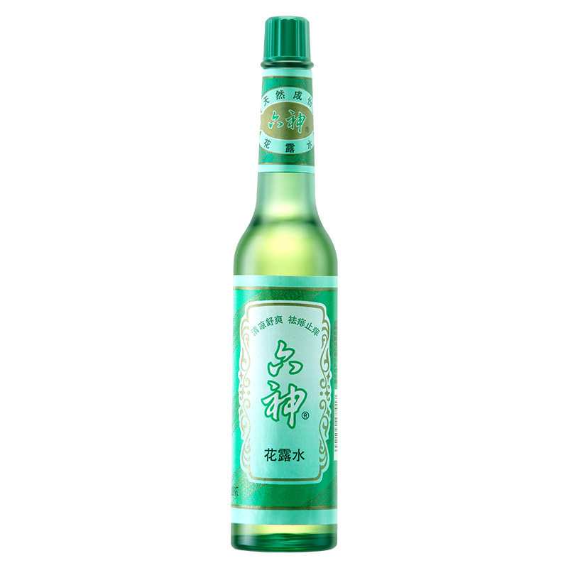 六神花露水195ml(清凉舒爽,祛痱止痒)六神原液 经典玻璃瓶