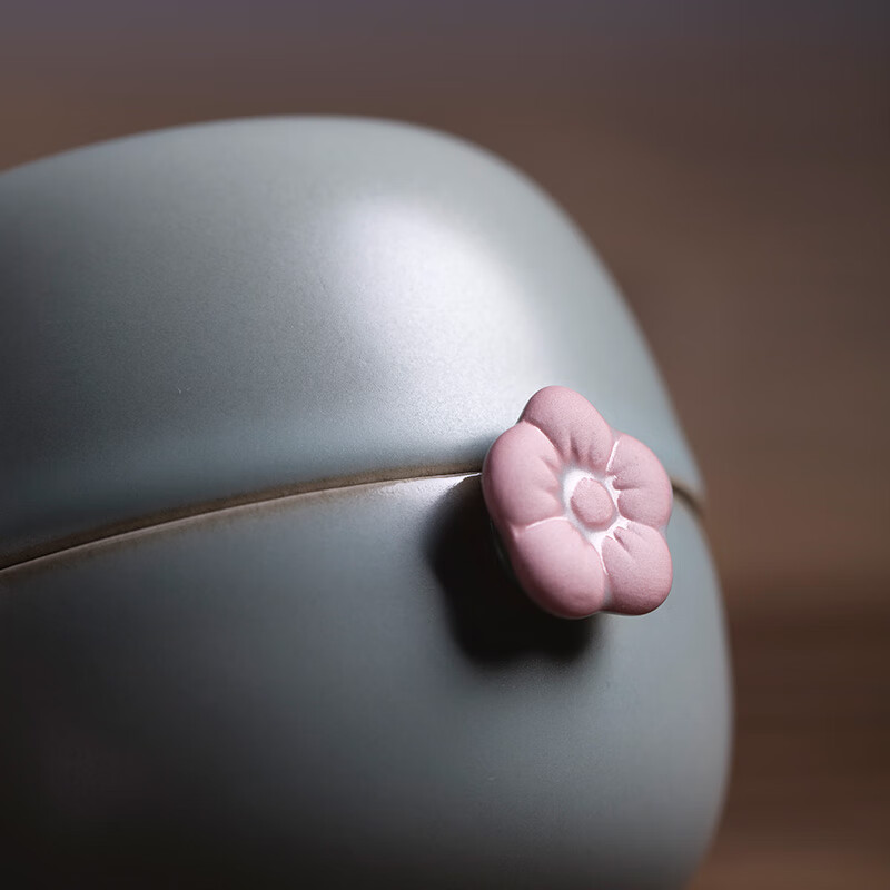 万仟堂 12010601109100 梅花客·唐韵·快客杯古绿釉150ml(套)高清大图