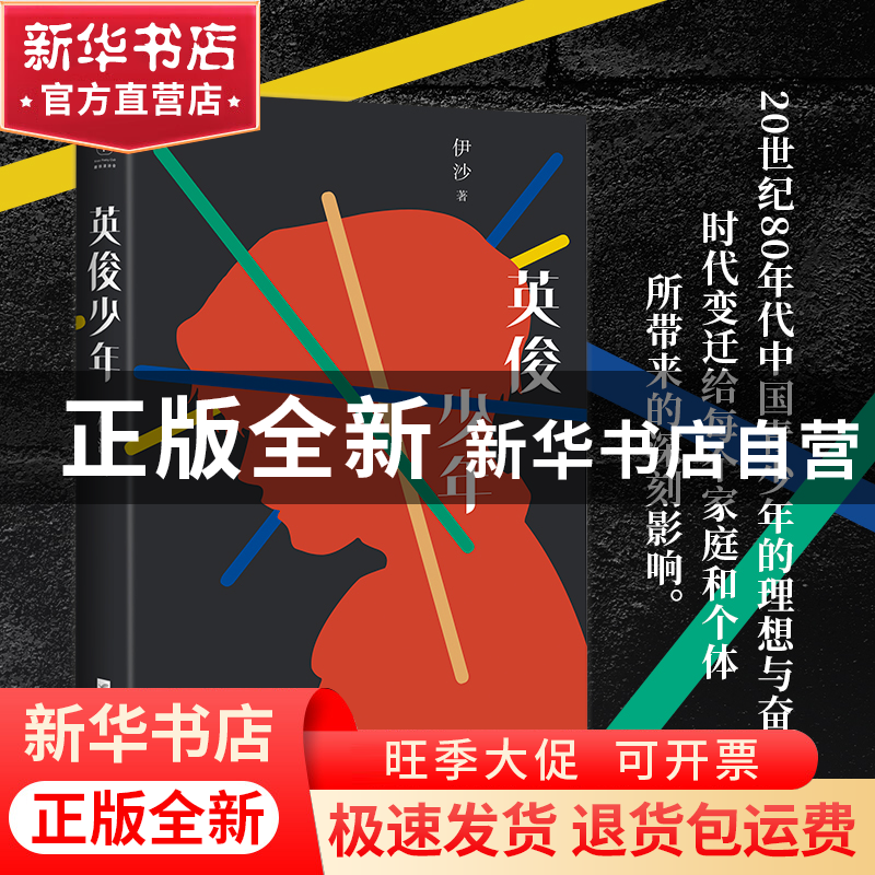 正版 英俊少年 伊沙 江苏凤凰文艺出版社 9787559476777 书籍高清大图