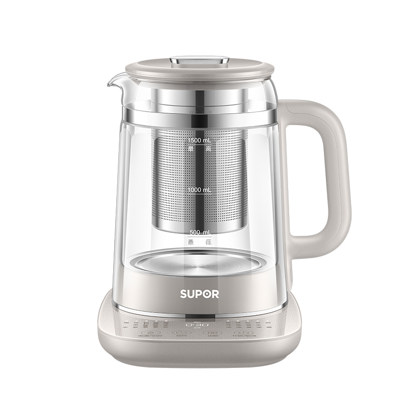 苏泊尔智能预约养生壶SW-15Y20 高硼硅玻璃底盘加热高清大图