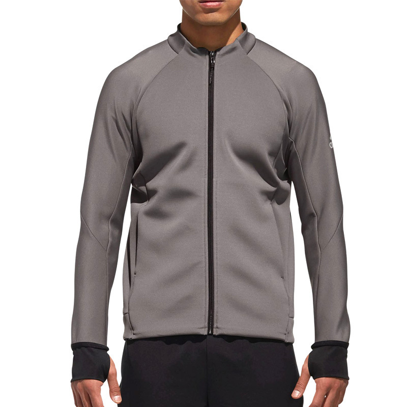 阿迪达斯(adidas)男士修身型训练针织运动夹克DH2637