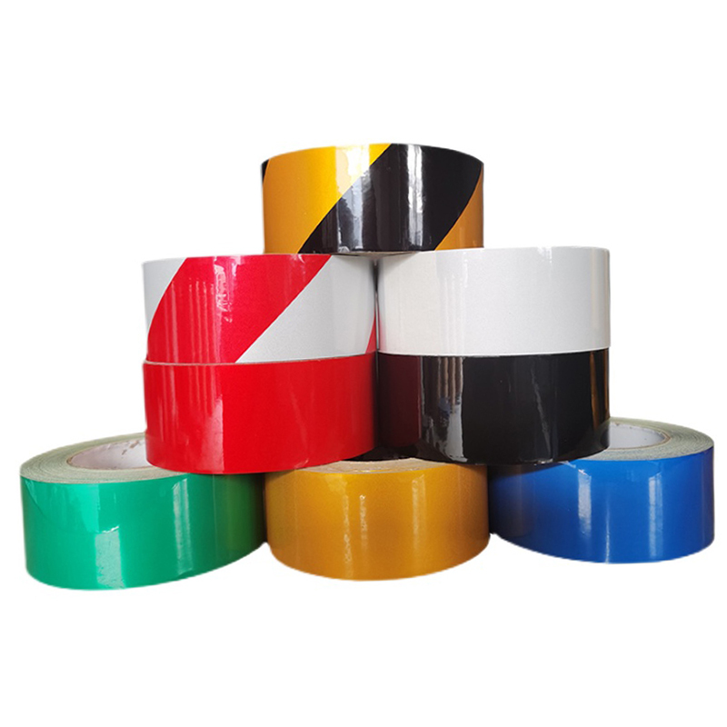 警示胶带反光膜强力反光贴安全标识贴条 10cm*33m*2卷 红色