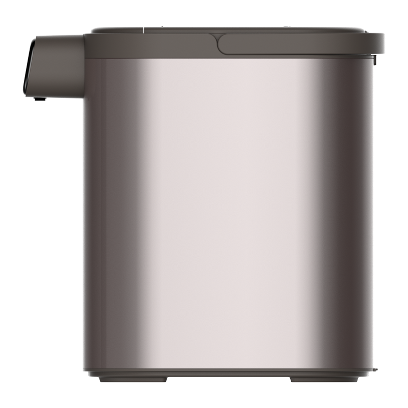 美的(Midea)电热水瓶5L家用电热水壶一键除氯多段温控双层防烫食品级304不锈钢开水壶烧水壶 布朗棕