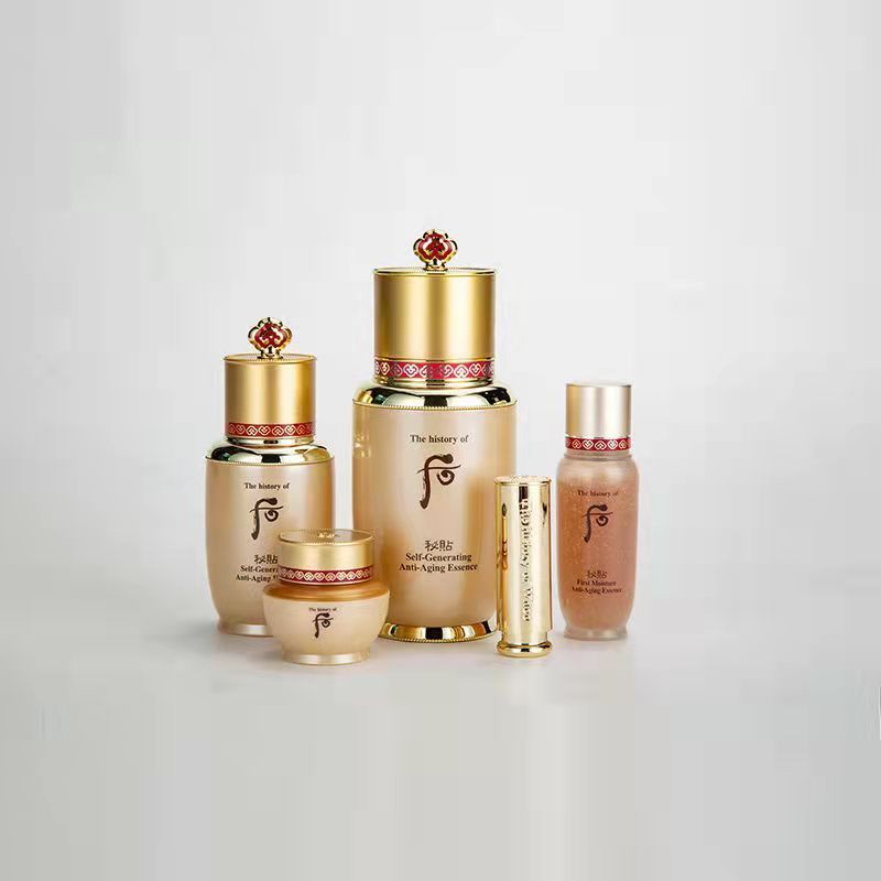 韩国whoo后秘贴焕然精华礼盒套装5件套保湿补水提拉紧致再生修复护肤