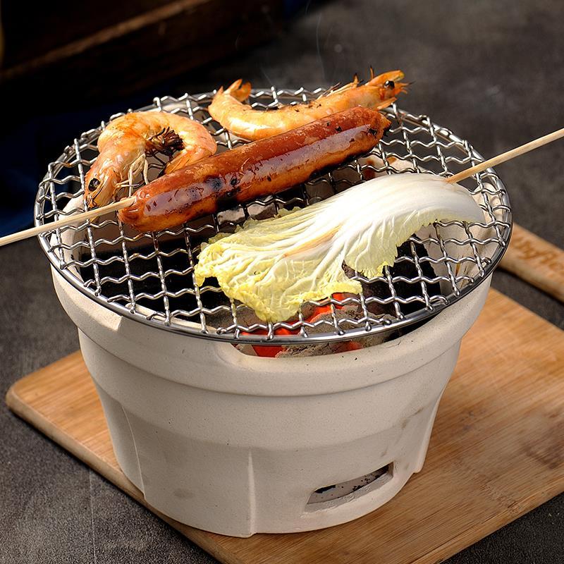 老式迷你泥炉炭烤炉家用木炭炉子纳丽雅烧炭烧烤炭烤炉