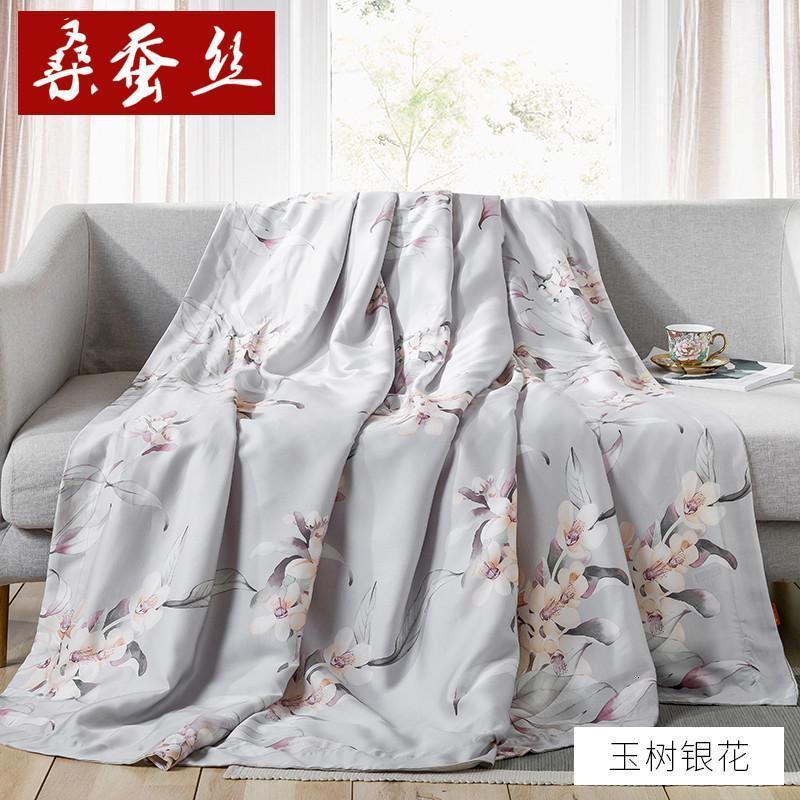 家柏饰(CORATED)天丝夏凉被100桑蚕丝儿童被学生冰丝夏被单双人莱赛尔空调被薄被高清大图