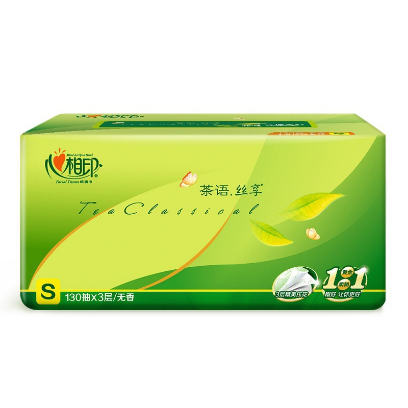 心相印 抽纸130抽 6包/提高清大图