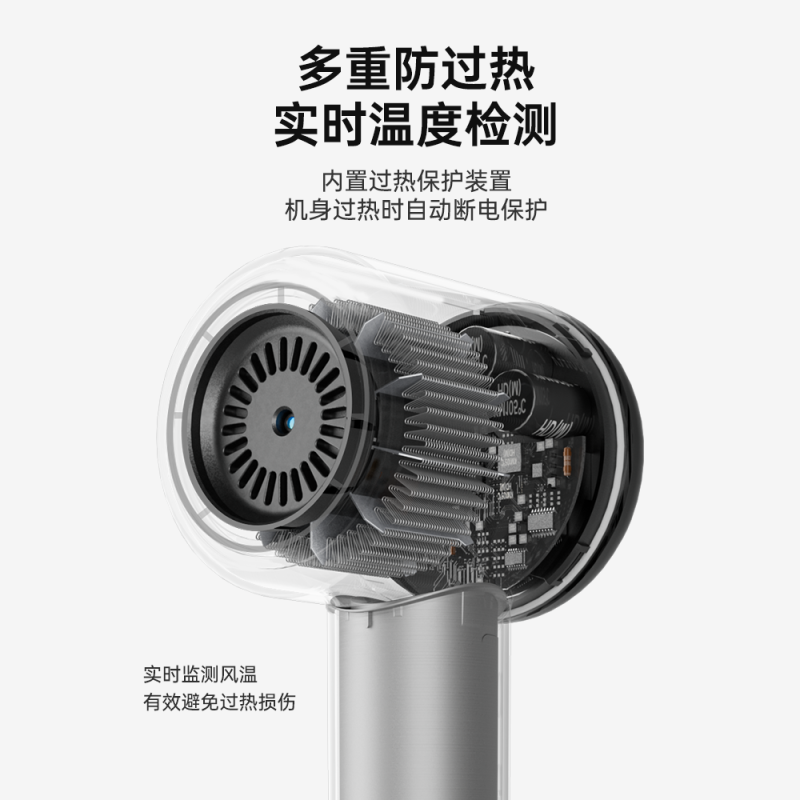 康夫(CONFU)高速电吹风机家用大功率速干大风力负离子恒温护发低噪音便携礼物礼盒吹风筒KF-F8