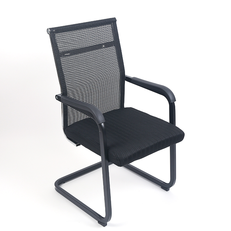 豫亨钢制网布办公椅弓形办公椅电脑椅舒适久坐办公室会议椅学生家用