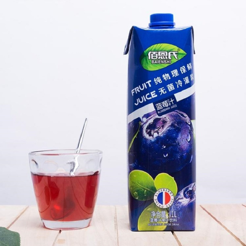佰恩氏蓝莓汁果汁饮料纸包装1l视频
