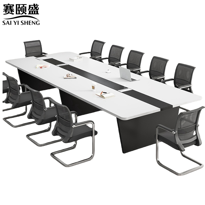赛颐盛 长条桌 5500*1500*750mm+18把椅子 套高清大图