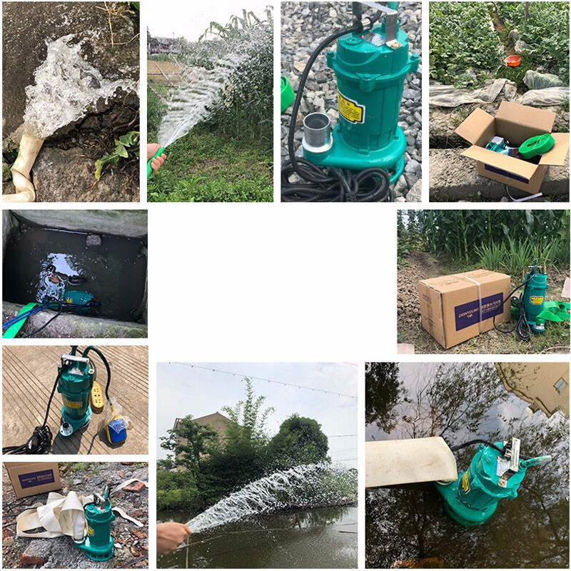 恩谷 污水处理泵370w1寸水泵带浮球 配4米管