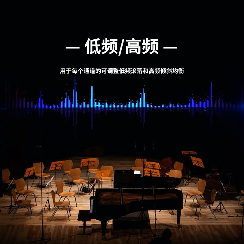 润普Runpu RP-YPN868 国产化音频会议扩声系统话筒智能自动混音器带反馈抑制器功能高清大图
