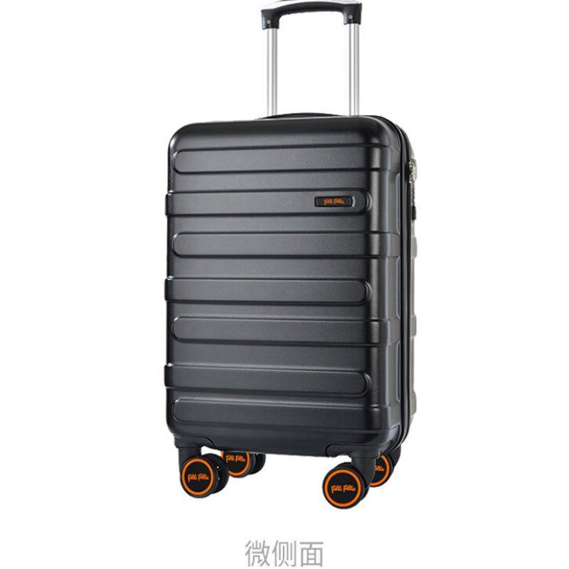 FOLLI FOLLIE 时尚轻便竖条纹拉杆箱20英寸黑色FF-Y101A高清大图