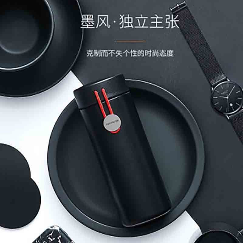九阳保温杯 可爱个性潮流便携不锈钢茶杯子小红绳 B35V9A