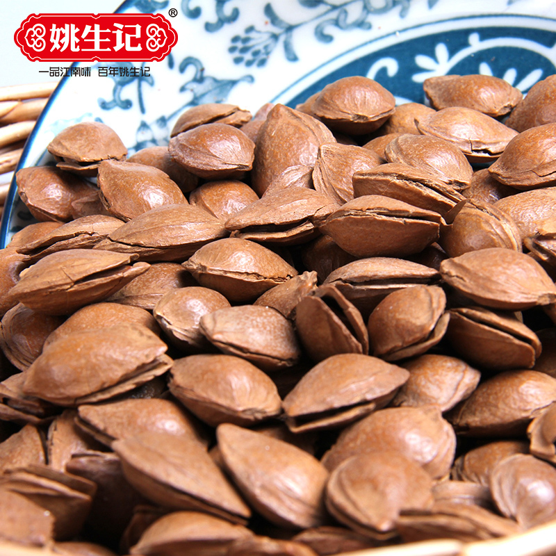 姚生记笑口杏仁108克袋装坚果休闲零食干果杏仁扁桃仁原味孕妇坚果零食