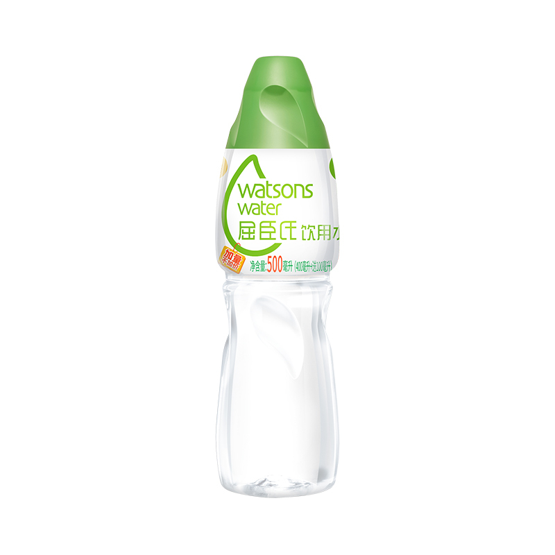 屈臣氏（Watsons）饮用水（蒸馏制法） 500ml*24瓶 整箱装