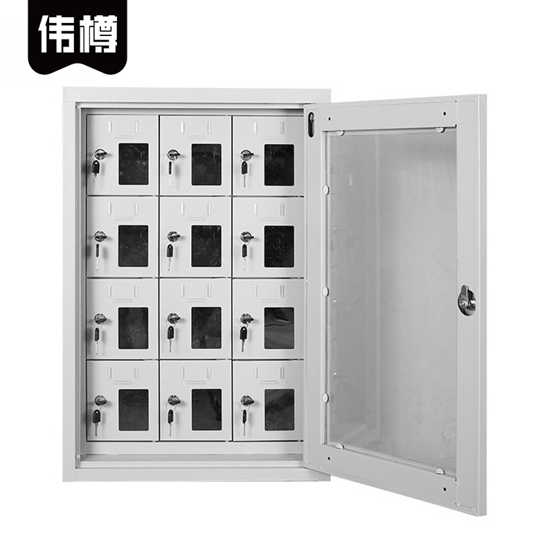 伟樽外玻手机柜12门522*300*782mm台高清大图