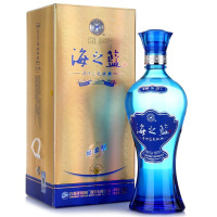 洋河 蓝色经典 海之蓝52度375ml*6瓶 整箱装 浓香型白酒(新老包装随机发货)
