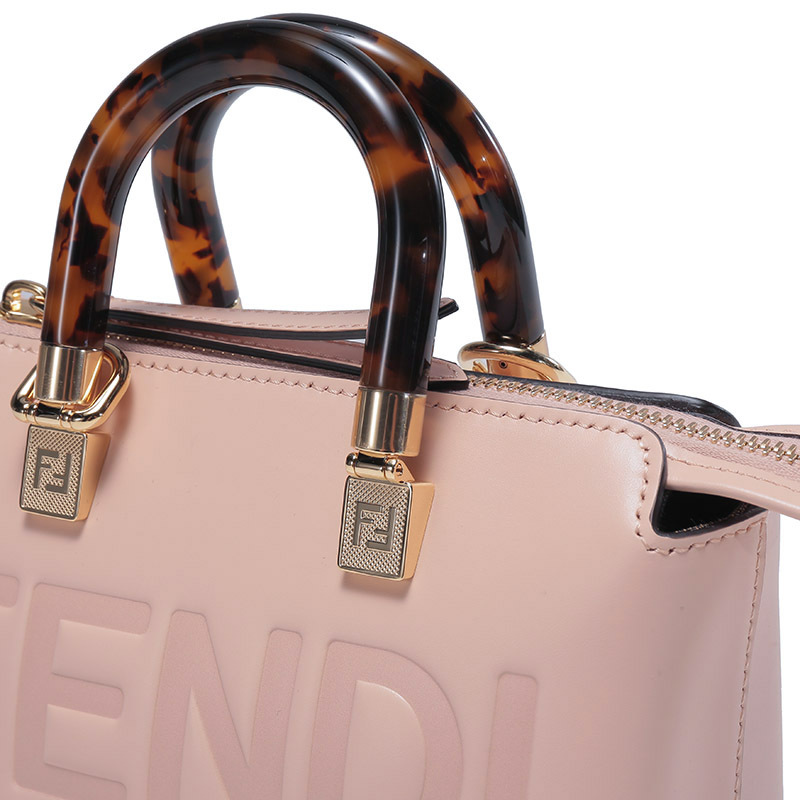 芬迪fendi 女士by the way系列牛皮革手提单肩斜挎包boston波士顿包 8