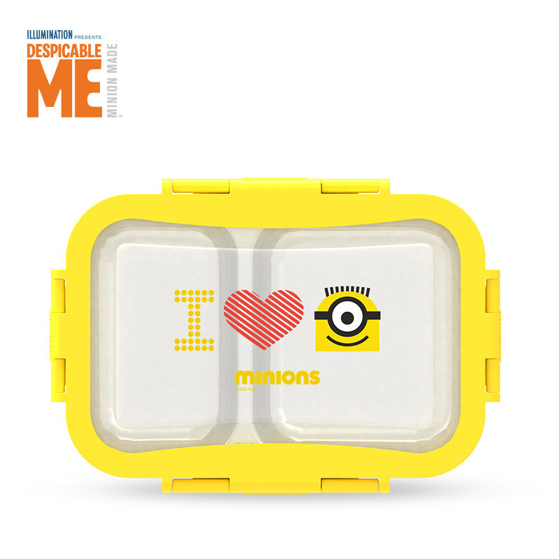 MINIONS 小黄人MN-JBDH01双层保温分格便当盒