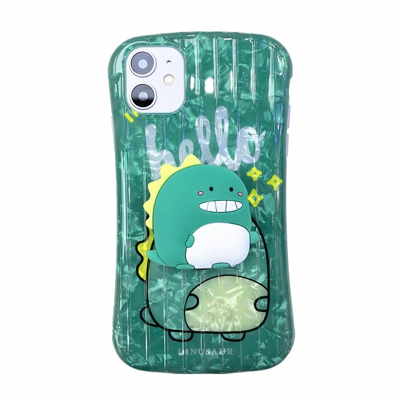 火豹日韩卡通可爱恐龙三星s10手机壳ote10全包软壳s8防摔ote8纹s9网红