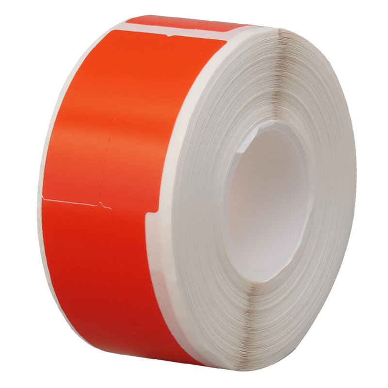 章楷线缆标签纸 刀型网线电线贴纸32*64+35 红 卷高清大图