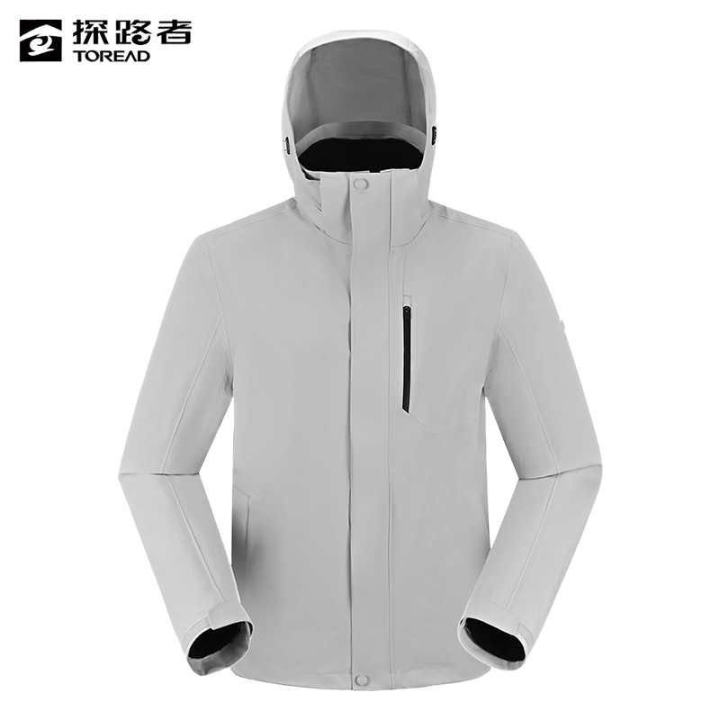 探路者 男式套绒冲锋衣 TAWWAM91537/件高清大图