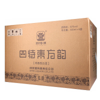6瓶箱装 52度四特东方韵弘韵酒 特香型白酒 500mL*6 有拎袋