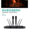 惠度(HuiDu)HT-500T真分集一拖二无线麦克风远距离无线话筒舞台会议室多功能讲台话筒