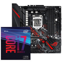 英特尔（Intel）酷睿I7 9700 8核8线程 CPU盒装处理器搭配华硕ROG STRIX B365-G GAMING主板 CPU主板套装 I7 9700套装