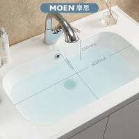 MOEN摩恩 浴室柜组合现代简约小户型卫生间储物大空间带龙头罗亚