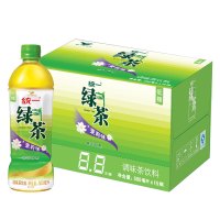 统一 绿茶水 饮料500ml*15瓶整箱 清凉休闲饮品冰红茶茶派非果粒橙非橙汁