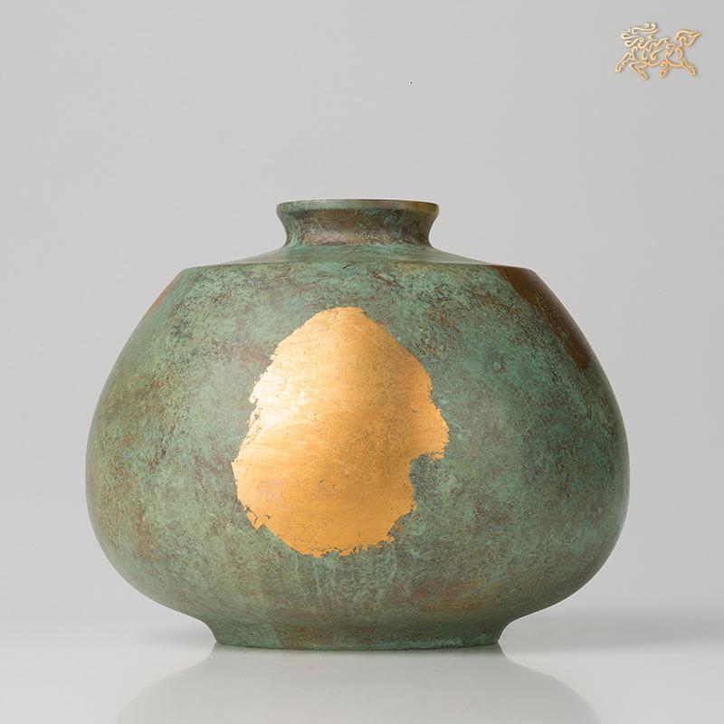 美帮汇全铜摆件《高冈铜器之平形》铜工艺品 家居饰品高清大图