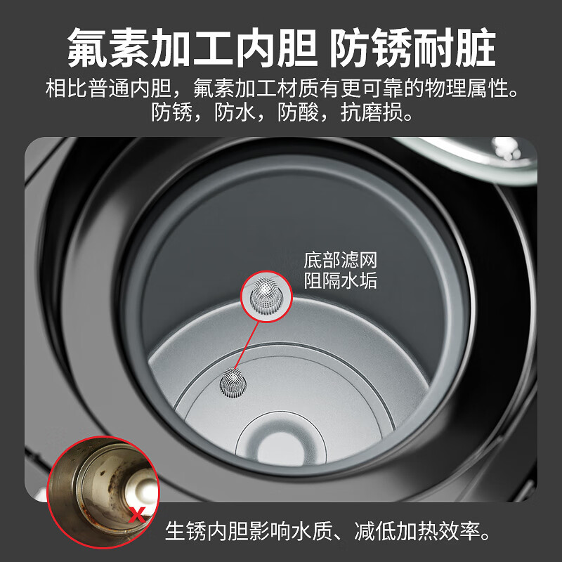 虎牌(TIGER)电热水瓶VE真空保温无蒸汽防漏防烫伤上盖可拆沸腾除氯日本原装进口电热水壶黑色PIE-A40C 4L高清大图