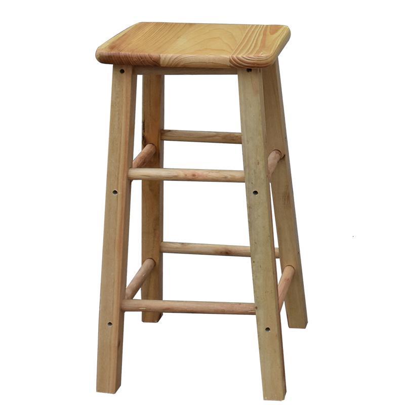 涵杨实木木制四脚凳子防腐木木板凳橡木方凳家用小板凳浴室橙防水木质