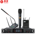 惠度（HuiDu）HDS-5200专业无线话筒一拖二真分集麦克风会议演讲舞台婚庆主持学校操场户外演唱话筒混搭款