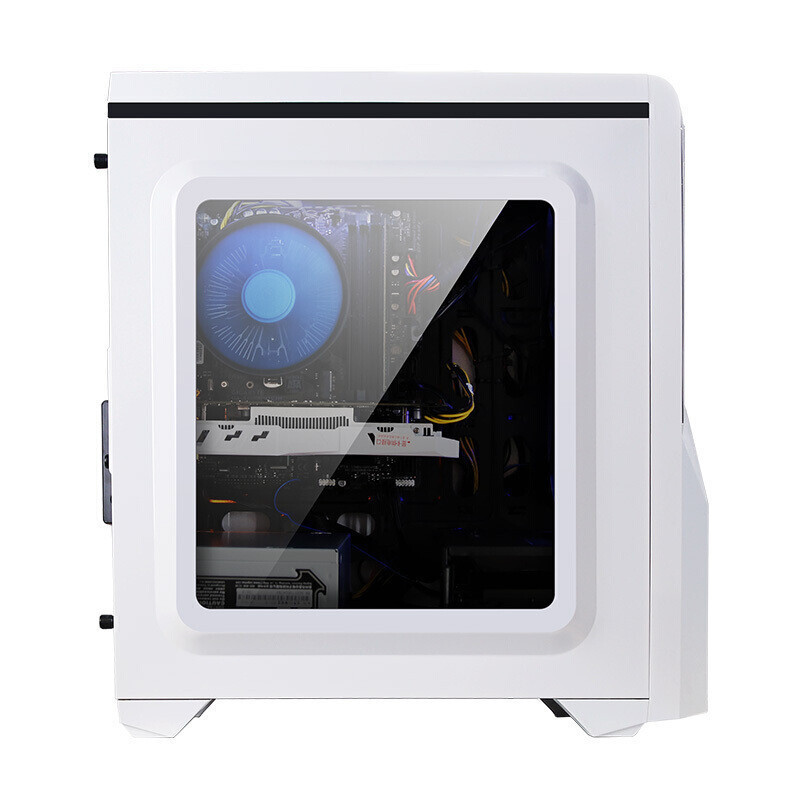 雷诺塔 六核I5 8400/GTX1050Ti/B360/120GB台式游戏吃鸡电脑主机DIY组装机自营主机