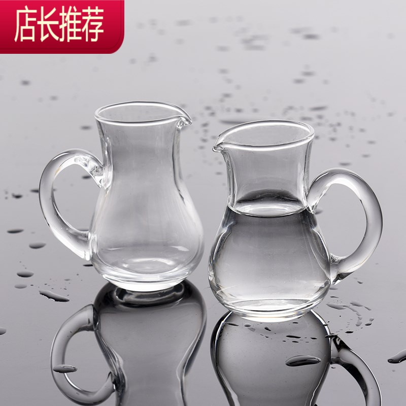 玻璃小酒杯烈酒杯白酒杯加厚一口杯酒盅透明玻璃高脚杯分酒器JING PING 八角底杯[12只装]