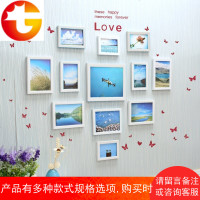 心形欧式照片墙创意装饰组合画挂墙客厅沙发背景墙餐厅玄关相框墙
