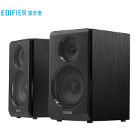 漫步者（EDIFIER）R33BT 2.0声道 木质多媒体音响音箱 笔记本电脑音响 蓝牙音箱 黑色