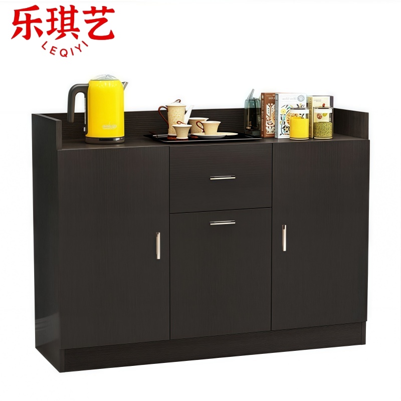乐琪艺 茶水柜 黑胡桃色 120*40*90cm 个高清大图