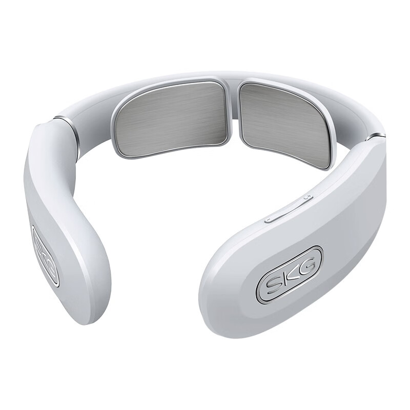 SKG 颈椎按摩器肩颈热敷舒缓脖子按摩仪智能脉冲护颈仪 生日礼物 K3-1T浅灰高清大图