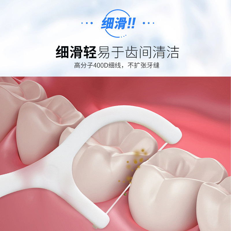 Guard Halo咖多哈罗 细滑护理牙线棒补充装100支/袋