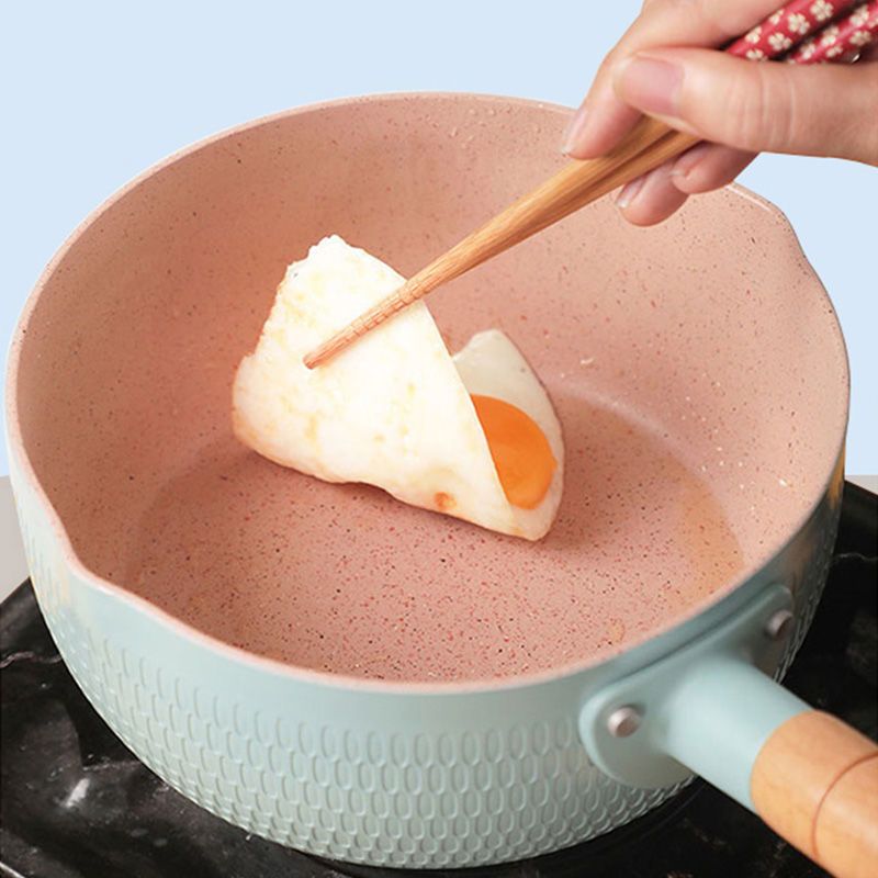 送汤勺麦饭石奶锅不粘锅雪平锅泡面锅小汤锅煮面热奶小锅