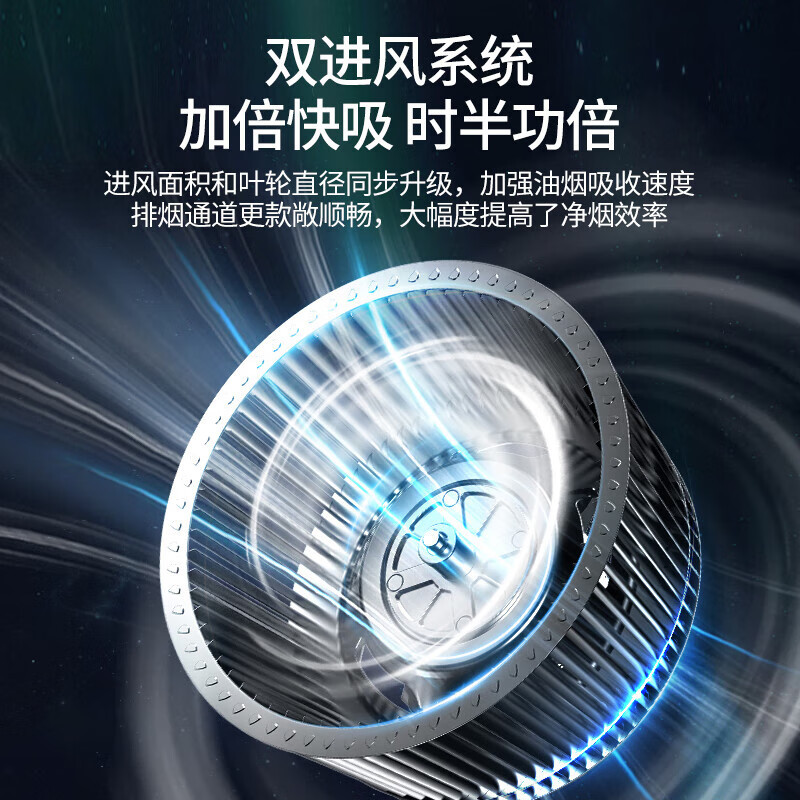 万家乐(Macro)欧式顶吸抽油烟机 22立方大吸力双塔拢烟双进风系统直吸瞬净不跑烟 挥手感应智旋爆风洗 T4R1高清大图