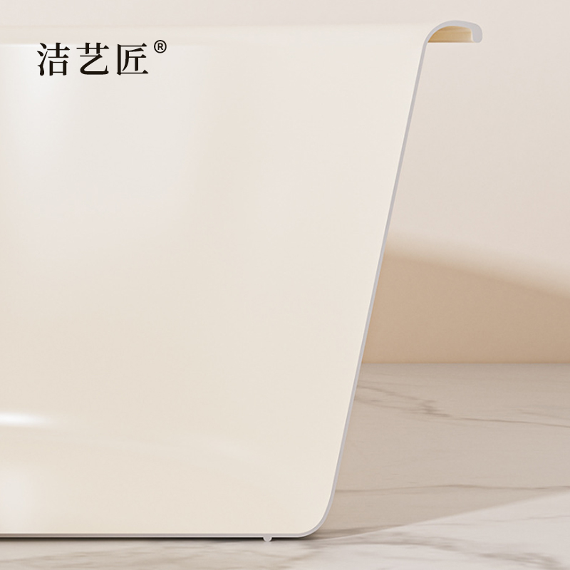 洁艺匠 JYJ7311 洗脸盆 26.2*26.2*8.9cm(计价单位:个)奶油白高清大图