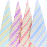 世纪金鹰 全棉提花小方巾 28g/条